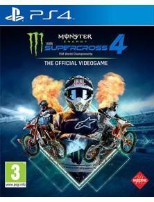 MONSTER ENERGY SUPERCROSS 4 GUIDA/RACING - PLAYSTATION