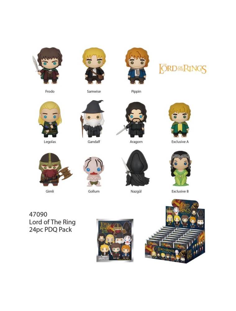 Lord Of The Ring Pvc Bag Clips  Con Figure Int.