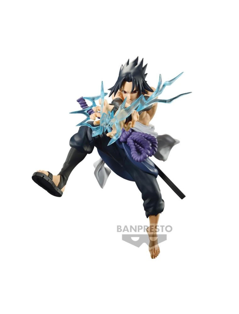 Naruto Shippuden Vibration Stars Pvc Statua Sasuke Uchiha 16 Cm Banpresto