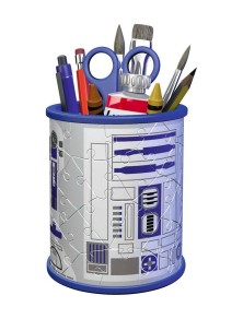 Star Wars 3d Puzzle Pencil Holder R2-d2 (57 Pezzi) Ravensburger