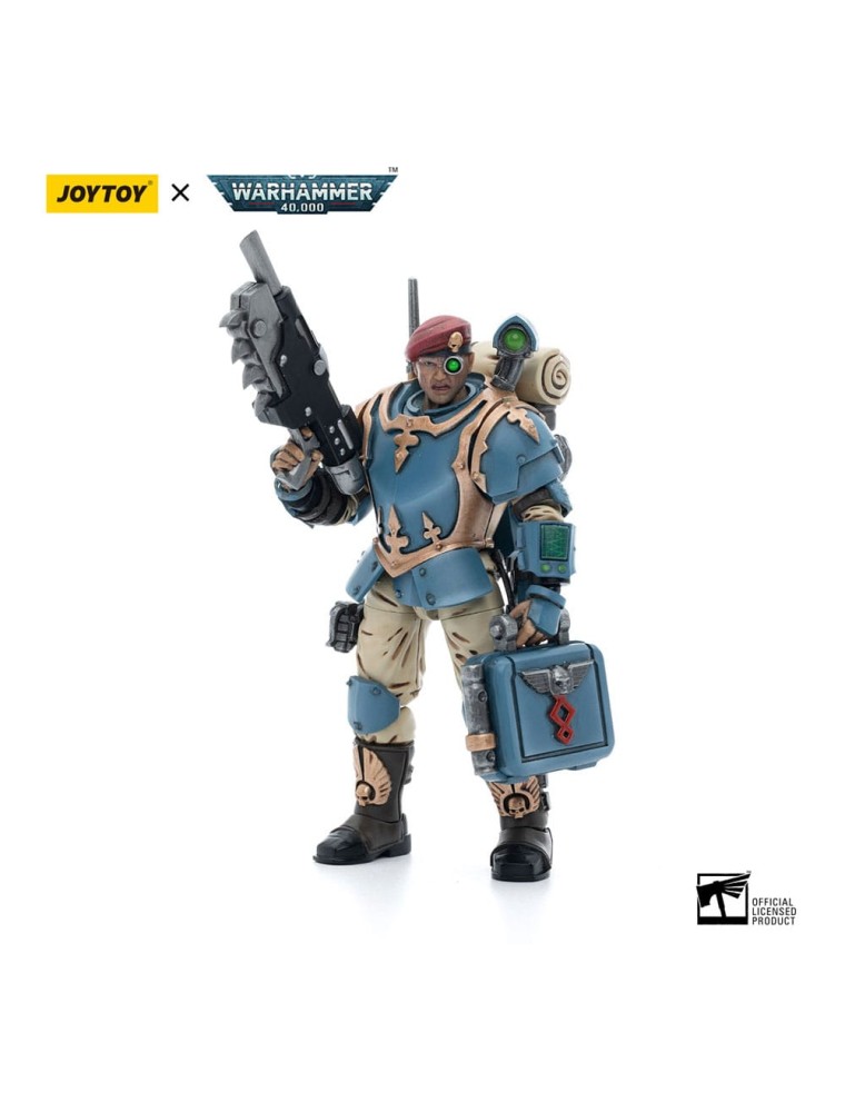 Warhammer 40k Action Figura 1/18 Astra Militarum Tempestus Scions Command Squad 55th Kappic Eagles Medic 12 Cm Joy Toy (cn)