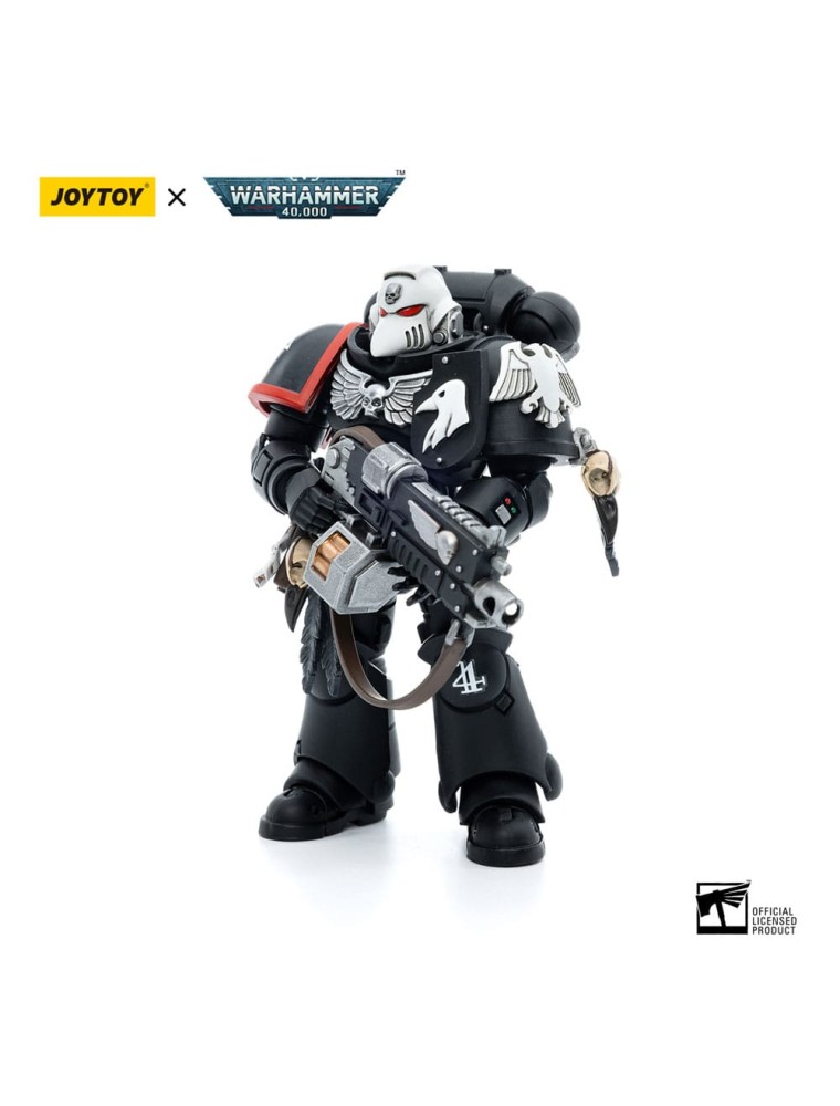 Warhammer 40k Action Figura 1/18 Raven Guard Intercessors Sergeant Rychas 12 Cm Joy Toy (cn)