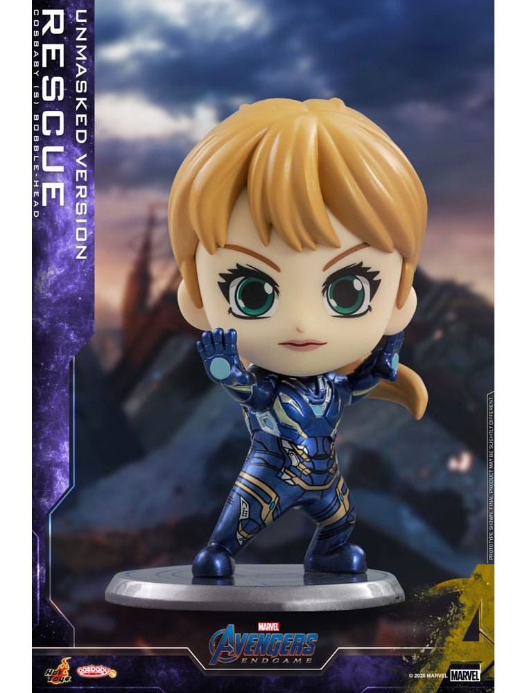 Avengers: Endgame Cosbaby (s) Mini Figura Rescue (unmasked Version) 10 Cm Hot Toys