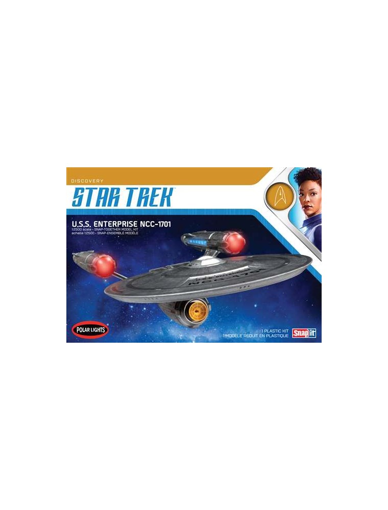 ST DISCOVERY USS ENTERPRISE MK1:25 MODEL KIT POLAR LIGHT