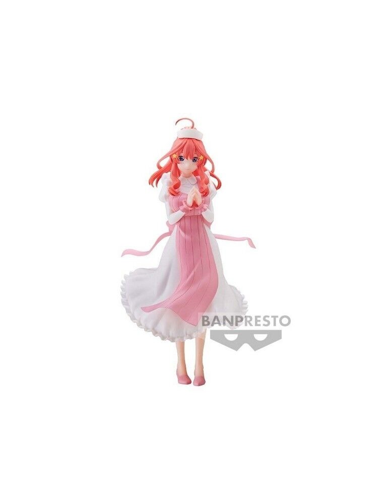 The Quintessential Quintuplets Movie Kyunties Itsuki Nakano Nurse Ver. Figura 14cm Banpresto