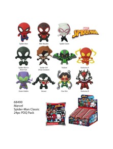 Marvel Pvc Bag Clips Classic spider-man  Con Figure Int.