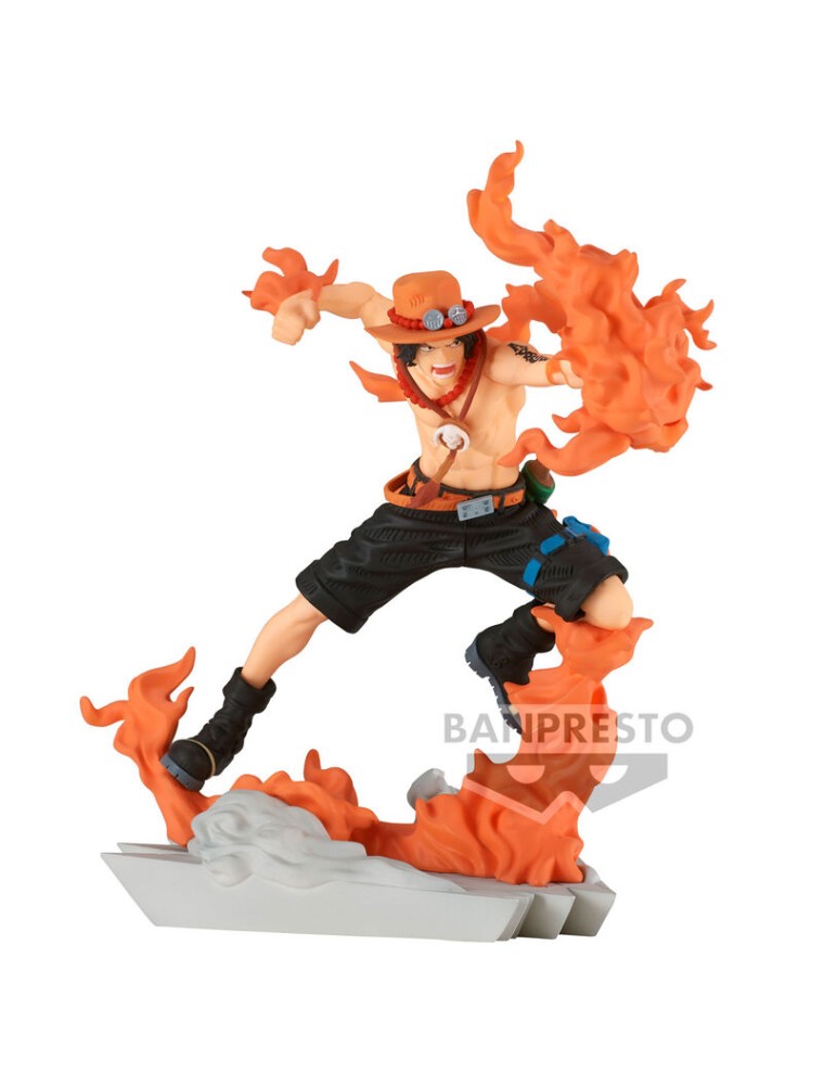 One Piece Senkozekkei Portgas D Ace Figura 9cm Banpresto