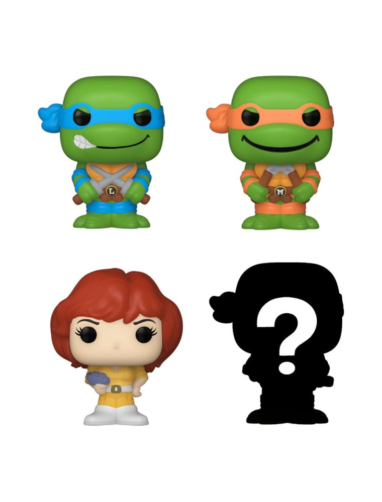 Tartarughe Ninja Bitty Pop! Vinile Figura 4-pack Leonardo 2,5 Cm Funko