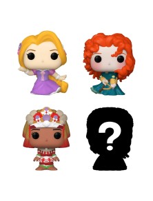 Disney Princesses Bitty Pop! Vinile Figura 4-pack Rapunzel 2,5 Cm Funko