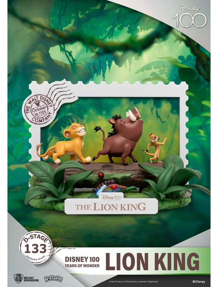 Disney 100 Years Of Wonder D-Stage PVC Diorama Lion King 10 Cm Beast Kingdom Toys