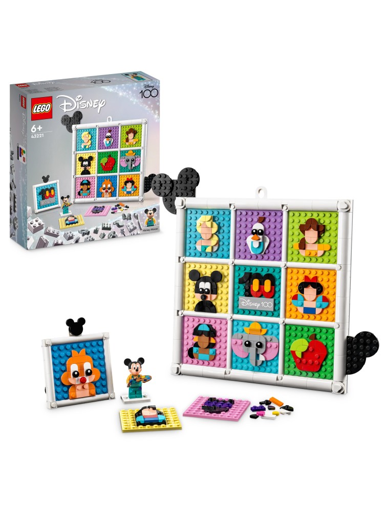 LEGO DISNEY CLASSIC 43221 - 100 ANNI DI ICONE DISNEY