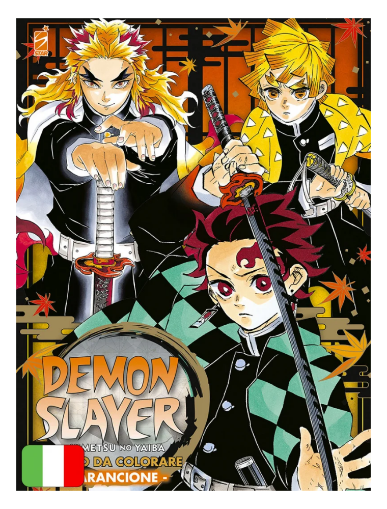 Demon Slayer - Libro Da Colorare - Arancione Vol.3