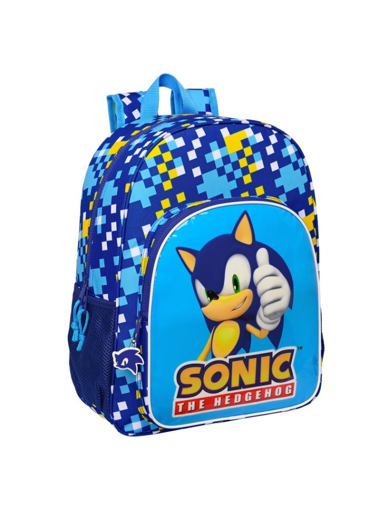 Sonic The Hedgehog Speed Regolabile Zaino 42cm Safta