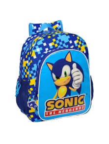 Sonic The Hedgehog Regolabile Zaino 38cm Safta