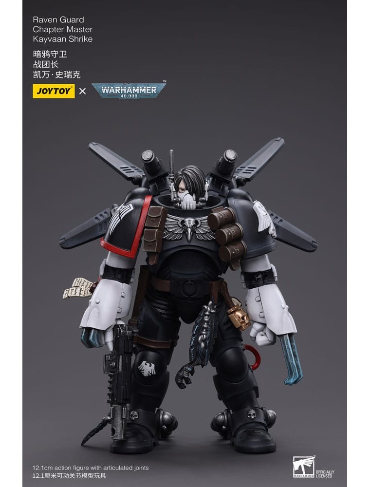 Warhammer 40k Action Figura 1/18 Raven Guard Chapter Master Kayvaan Shrike 12 Cm Joy Toy (cn)