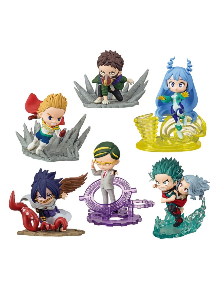 My Hero Academia Desktop Heroes 3 Mini Figures 6 Cm Plus Ultra Battle  Re-Ment