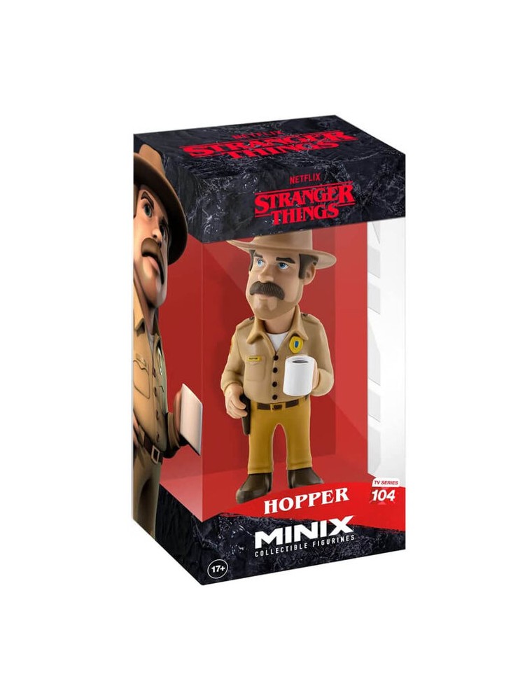 Stranger Things Hopper Minix Figura 12cm Minix