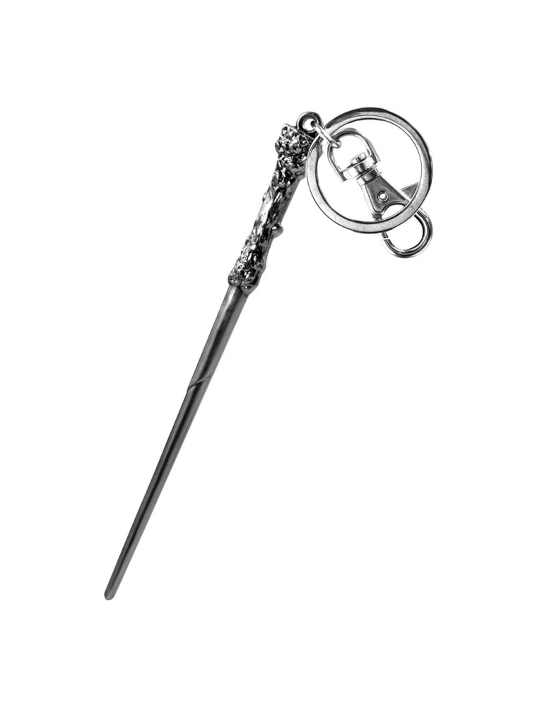 Harry Potter Metal Portachiavi Angel Harry's Wand Con Figura Int.