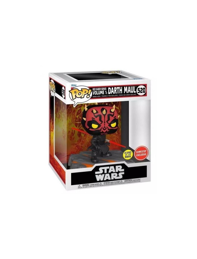 Star Wars Pop! Deluxe Vinile Figura Red Saber Series Volume 1: Darth Maul(gw) 9 Cm Funko