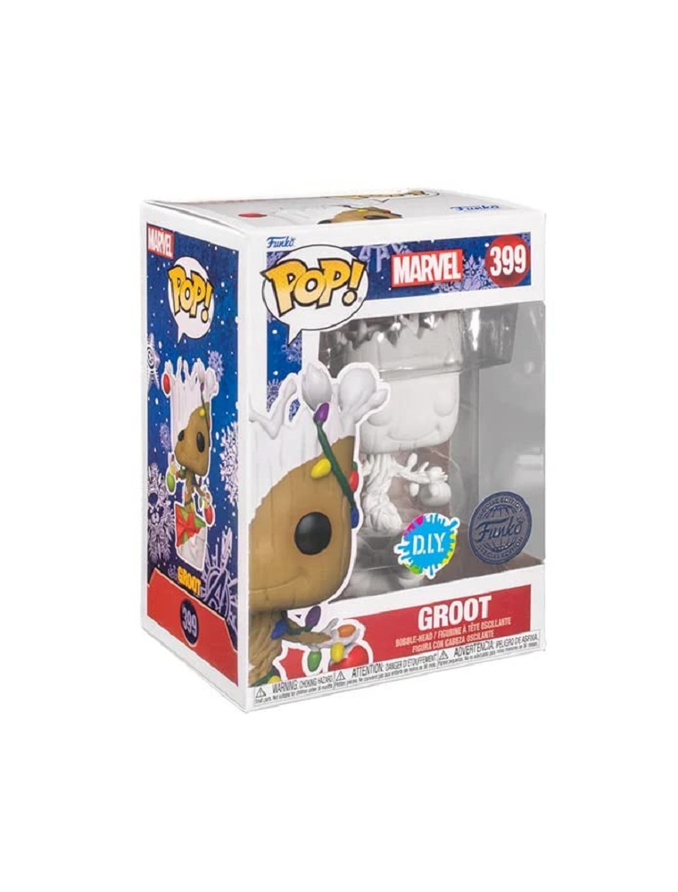 Marvel Pop! Vinile Figura Groot (diy) (wh) 9 Cm Funko