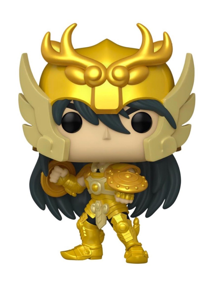 Saint Seiya Funko POP Vinile Figura Libra Shiryu Gold 9 cm