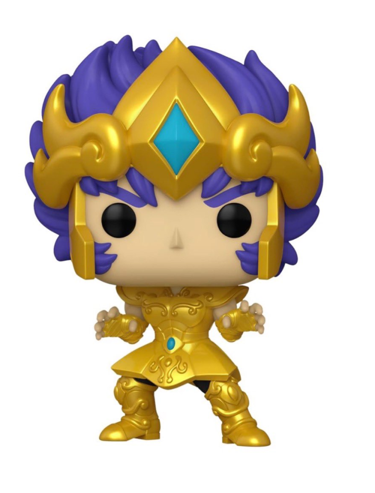 Saint Seiya Funko POP Vinile Figura Leo Ikki Gold 9 cm