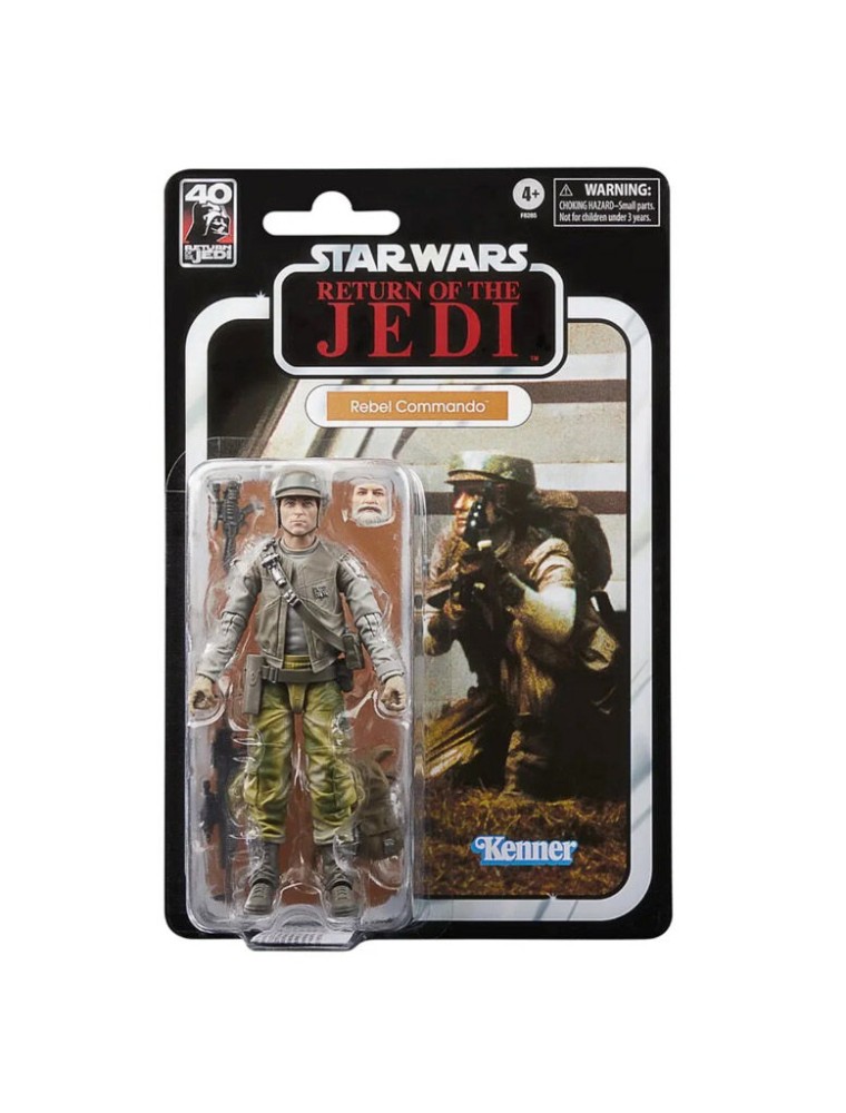 Star Wars Return Of The Jedi 40th Anniversary Rebel Commando Figura 15cm Hasbro