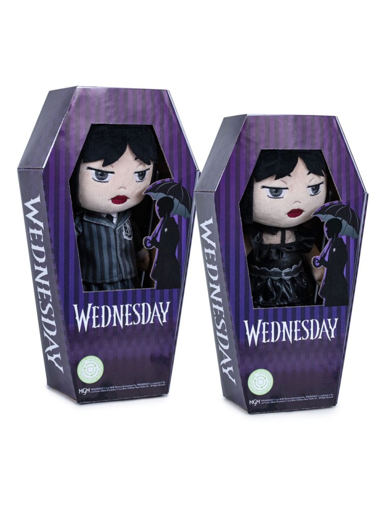 Wednesday Peluche Figura Wednesday 32 Cm Assortment Con Coffin  Play By Play