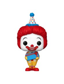 McDonalds Funko Pop! Icone Vinile Figura Compleanno Ronald McDonalds 9 Cm