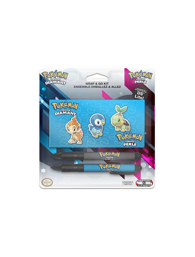 BD&A DS/NDS LITE PEN STY. WRAP POKEMON PACK - OLD GEN