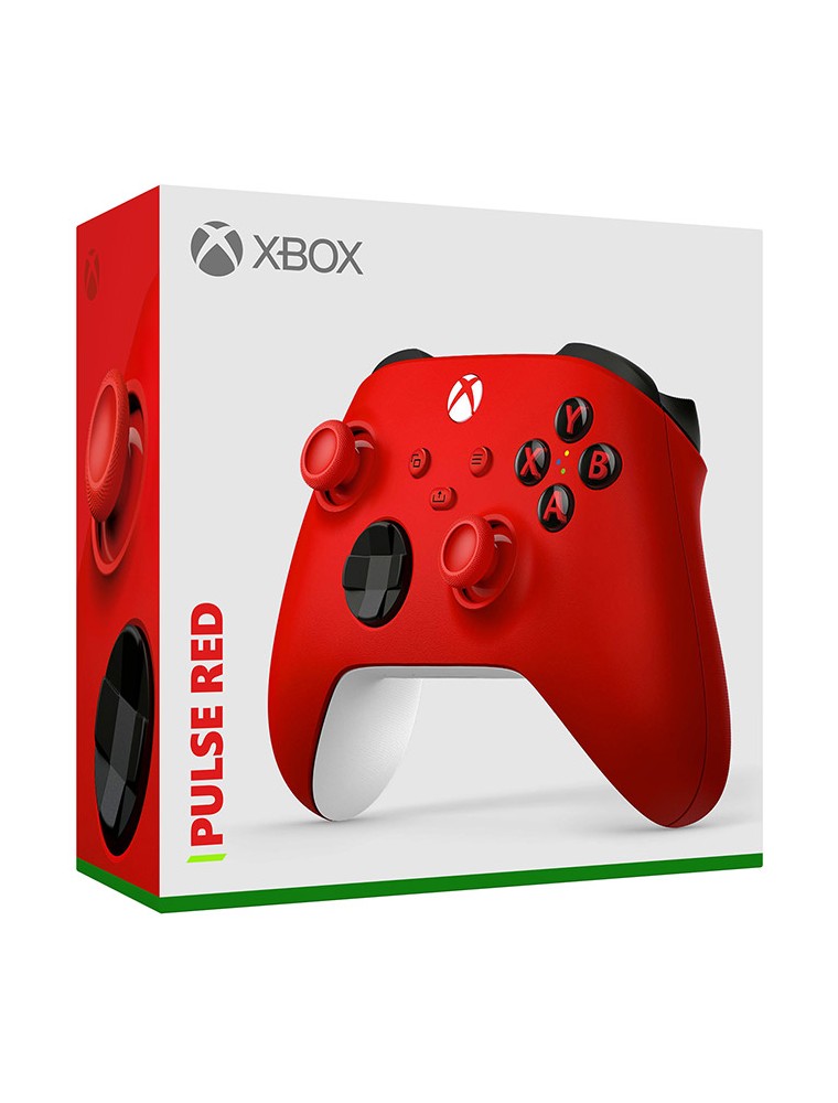 MICROSOFT XBOX CONTROLLER WIRELESS PULSE RED JOYPAD