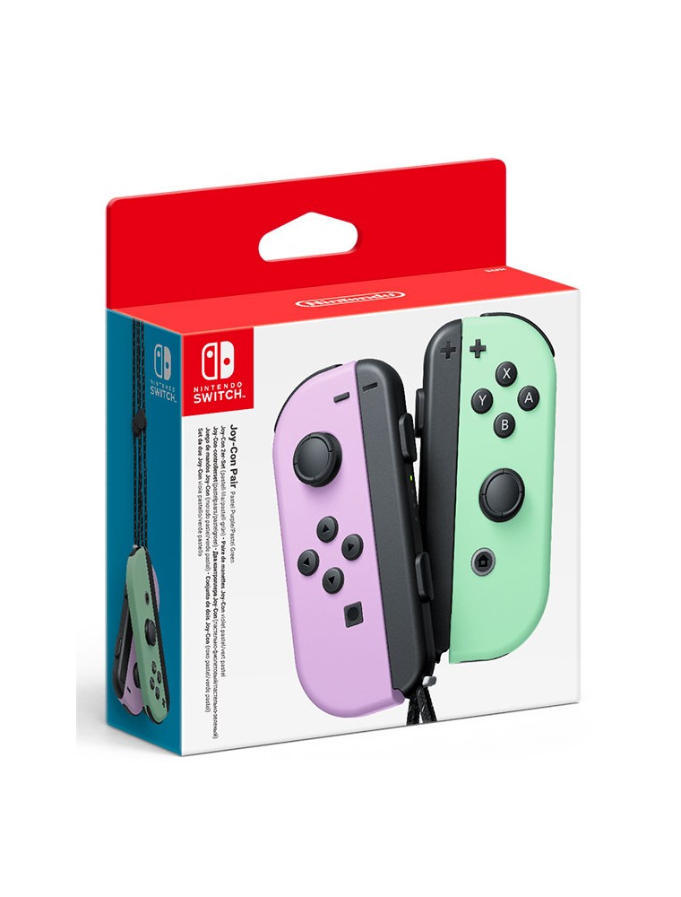 NINTENDO SET 2 JOY-CON VIOLA PASTELLO-VERDE PASTELLO JOYPAD