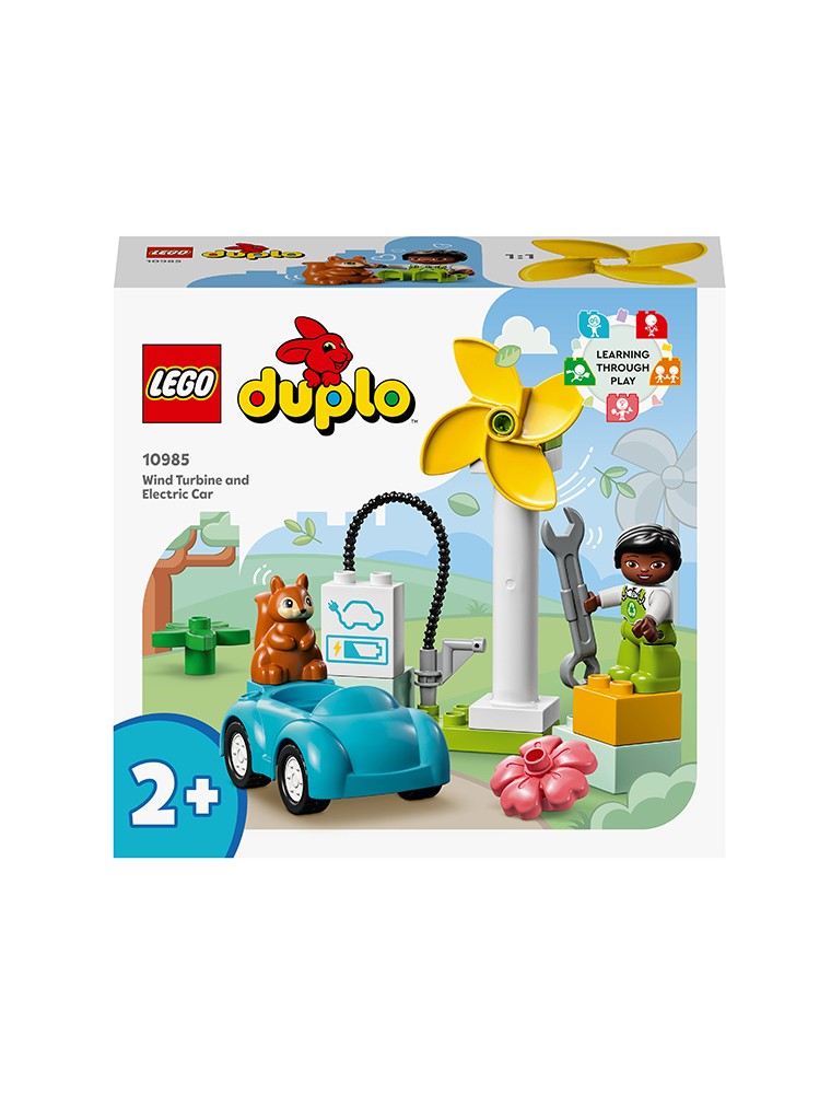 10985 DUPLO TOWN TURBINA EOLICA E AUTO ELETTRICA LEGO