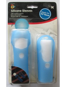 KIT GUSCIO IN SILICONE BLU PSMOVE CUSTODIE/PROTEZIONE - OLD GEN