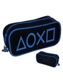 ASTUCCIO PLAYSTATION BLACK & BLUE TECH - CANCELLERIA/SCUOLA