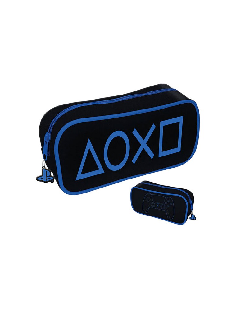 ASTUCCIO PLAYSTATION BLACK & BLUE TECH - CANCELLERIA/SCUOLA