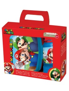 Regalo Set 2 In 1 Merenda Super Mario Nintendo - Gadget