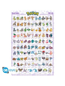 POSTER MAXI POKEMON SINNOH...