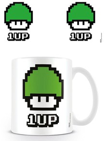 TAZZA SUPER MARIO 1 UP NINTENDO - GADGET