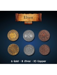 ELVEN METAL COINS SET (24)...