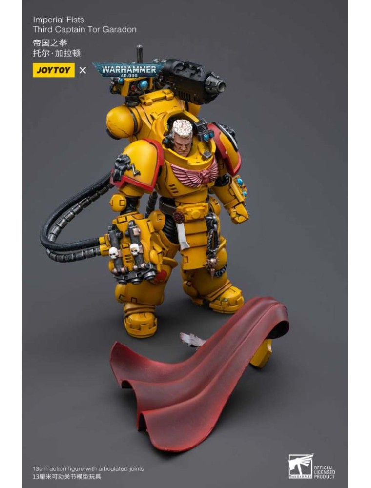 Wh40k Imperial Fists 3rd Captain Tor Gar Action Figura Joy Toy