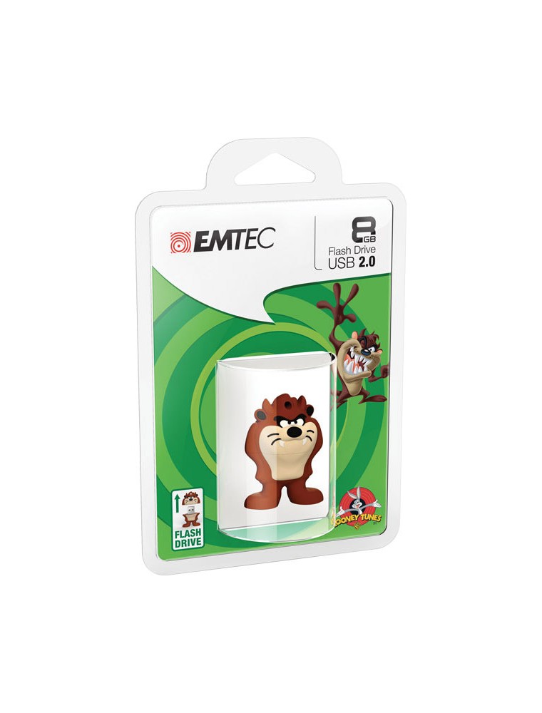 EMTEC USB KEY 8GB LOONEY TUNES TAZ 3D CHIAVETTE - MEMORIE