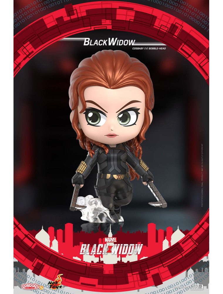 Black Widow Cosbaby (s) Mini Figura Black Widow 10 Cm Hot Toys