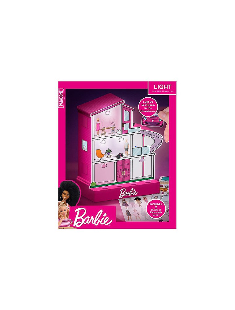 PALADONE LAMPADA BARBIE CASA DEI SOGNI CON ADESIVI - LAMPADE