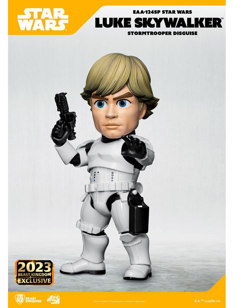 Star Wars Uova Attack Statua Luke Skywalker (stormtrooper Disguise) 17 Cm Beast Kingdom Toys