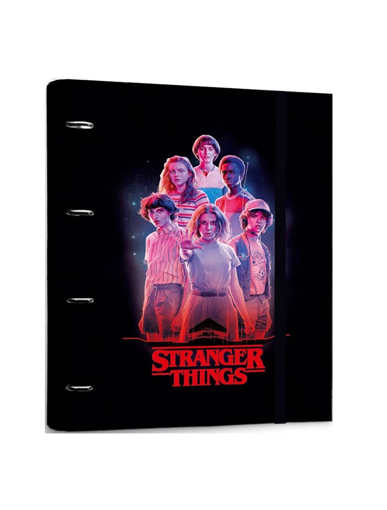 RACCOGLITORE AD ANELLI PREMIUM A4 STRANGER THINGS TV SERIES - CANCELLERIA/SCUOLA