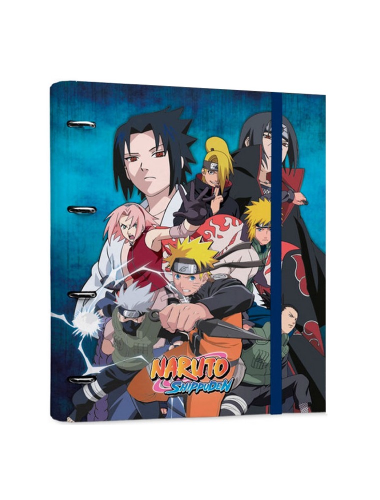 RACCOGLITORE AD ANELLI PREMIUM A4 NARUTO ANIME - CANCELLERIA/SCUOLA