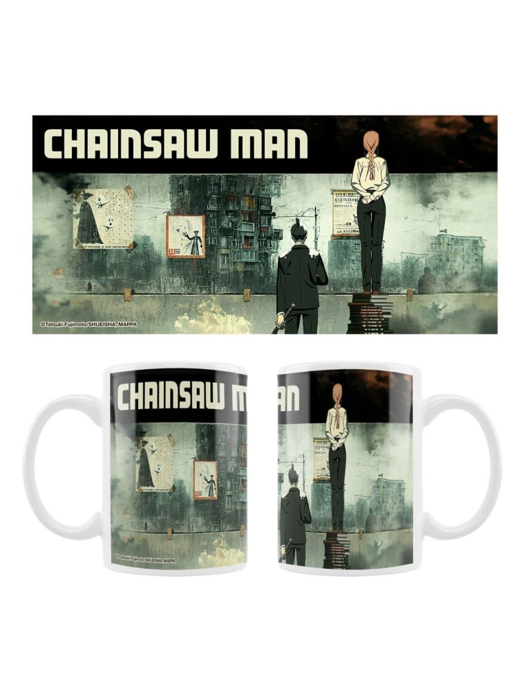 Chainsaw Man Ceramic Tazza Makima & Aki Sakami Merchandise