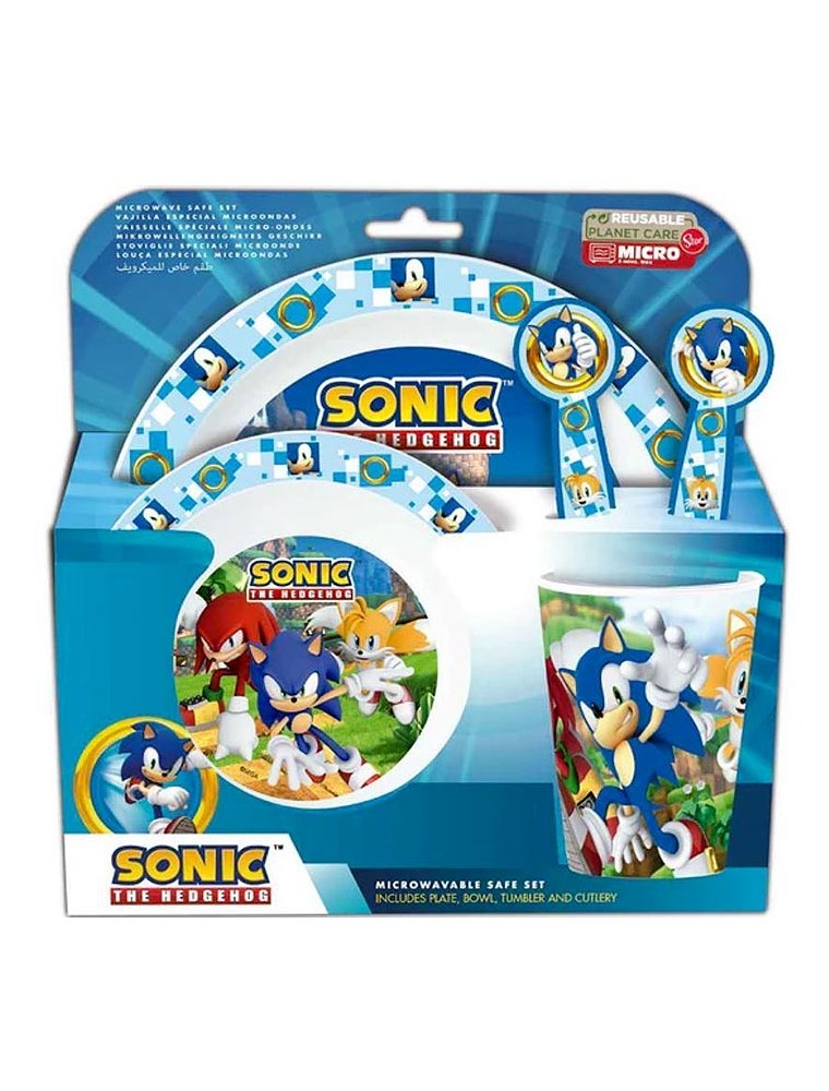 Regalo Set Deluxe Sonic Microonde The Hedgehog - Gadget