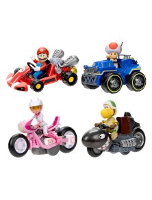 The Super Mario Bros. Movie Mini Figures Con Karts 6 Cm  Jakks Pacific